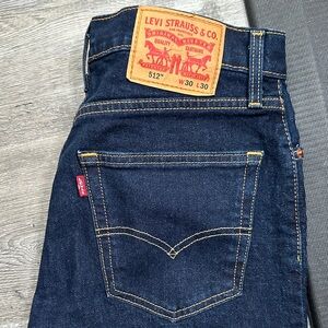 Levi's 512 Dark Blue Slim Jeans